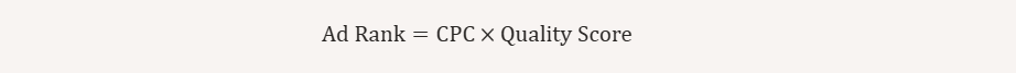 Ad Rank